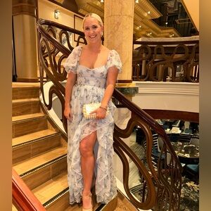 Storia Blue Maxi Dress